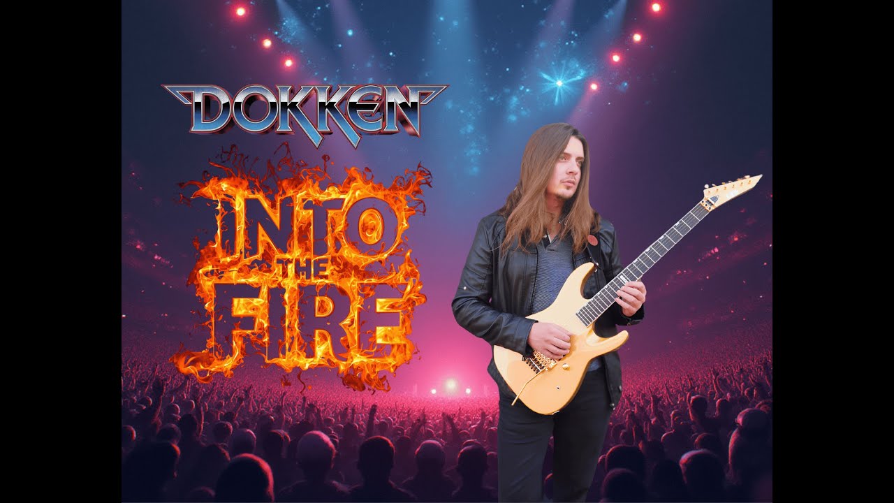 Dokken - Into the Fire Vocal | Guitar Playthrough (Modern Cover)