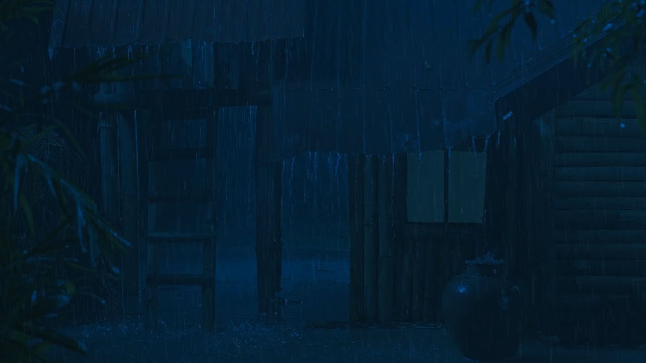 White Noise Rain 🌧️ Heavy Rain Sounds for Instant Deep Sleep & Relaxation