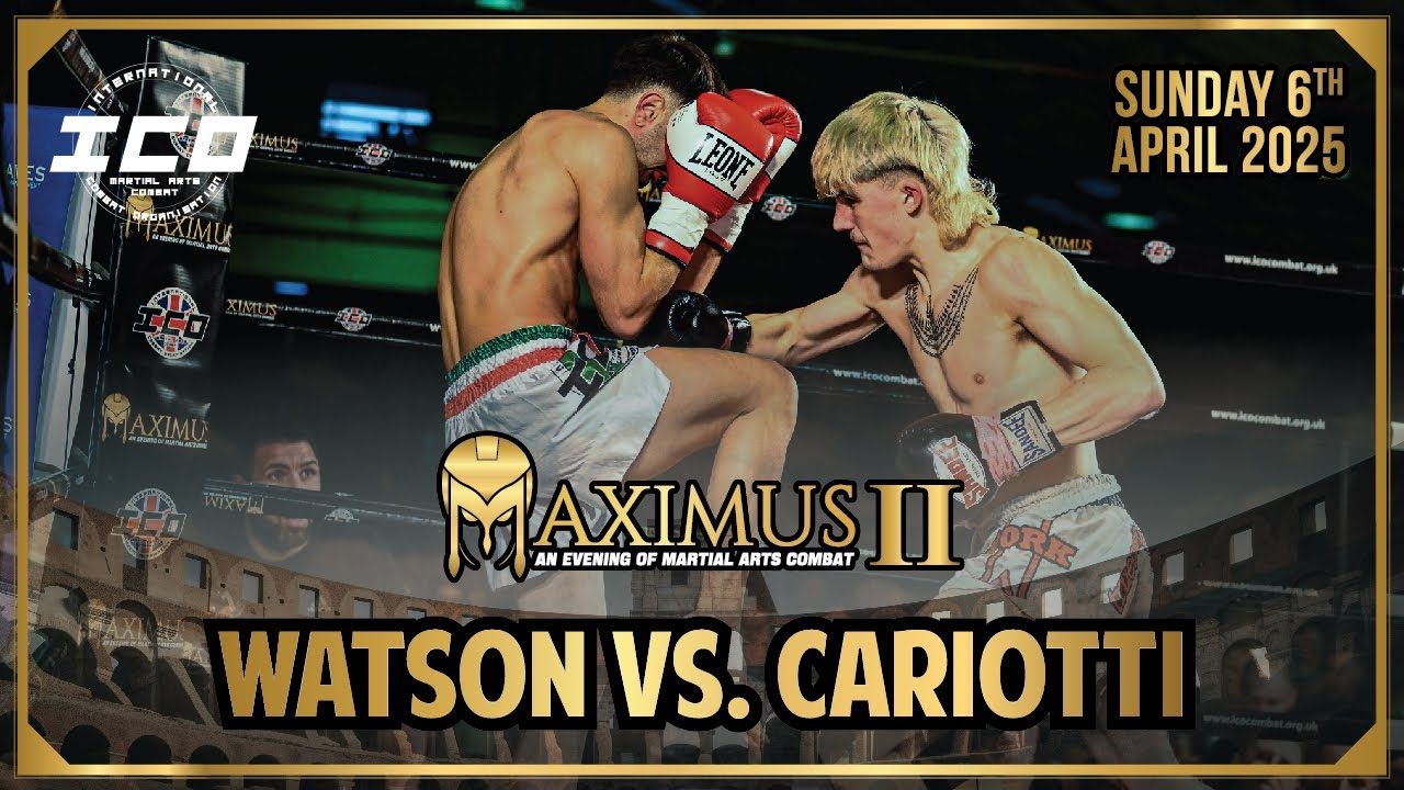 🏆 Maximus II | Izack Watson vs Christian Cariotti | ICO European B-Class K1 Title (57.5kg)