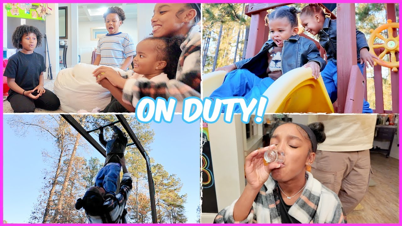 SCHOOL BREAK CHAOS: BABYSITTING 6 KIDS, ANOTHER NEW HAIRSTYLE, GAME NIGHT LOSER & MORE | YOSHIDOLL