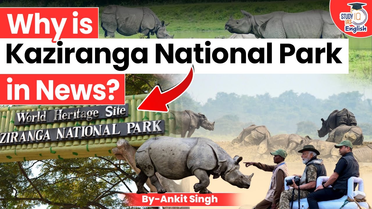 Why is Kaziranga National Park in News? | Ankit Singh | StudyIQ IAS English
