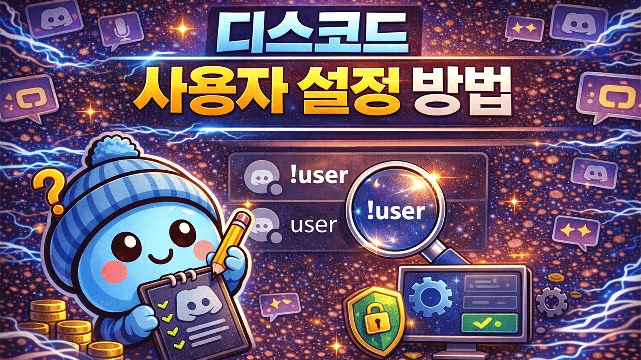 디스코드 기본 기능과 사용자 설정 배우기! 초보자 분들 참고하세요!! - 디스코드 강좌 1강 -