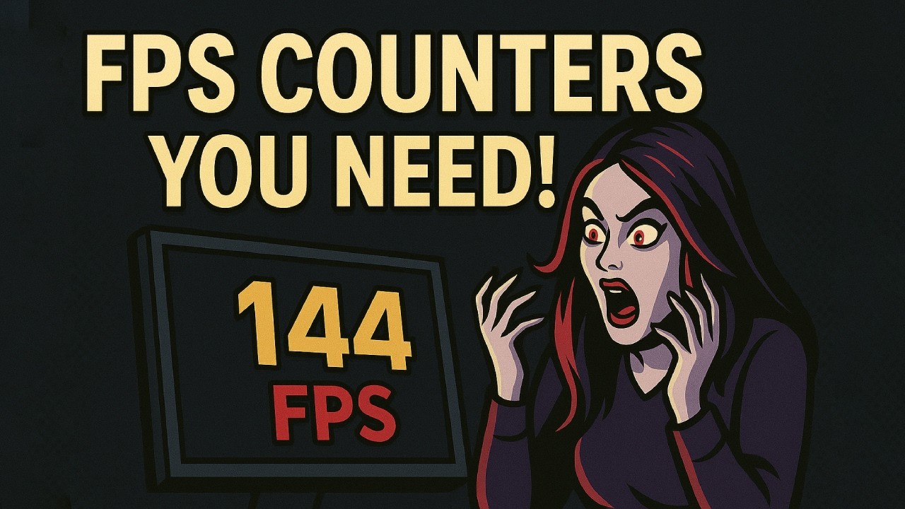 🎮 Top 5 FPS Counters & Overlay Tools for Gamers (Free & Easy!)