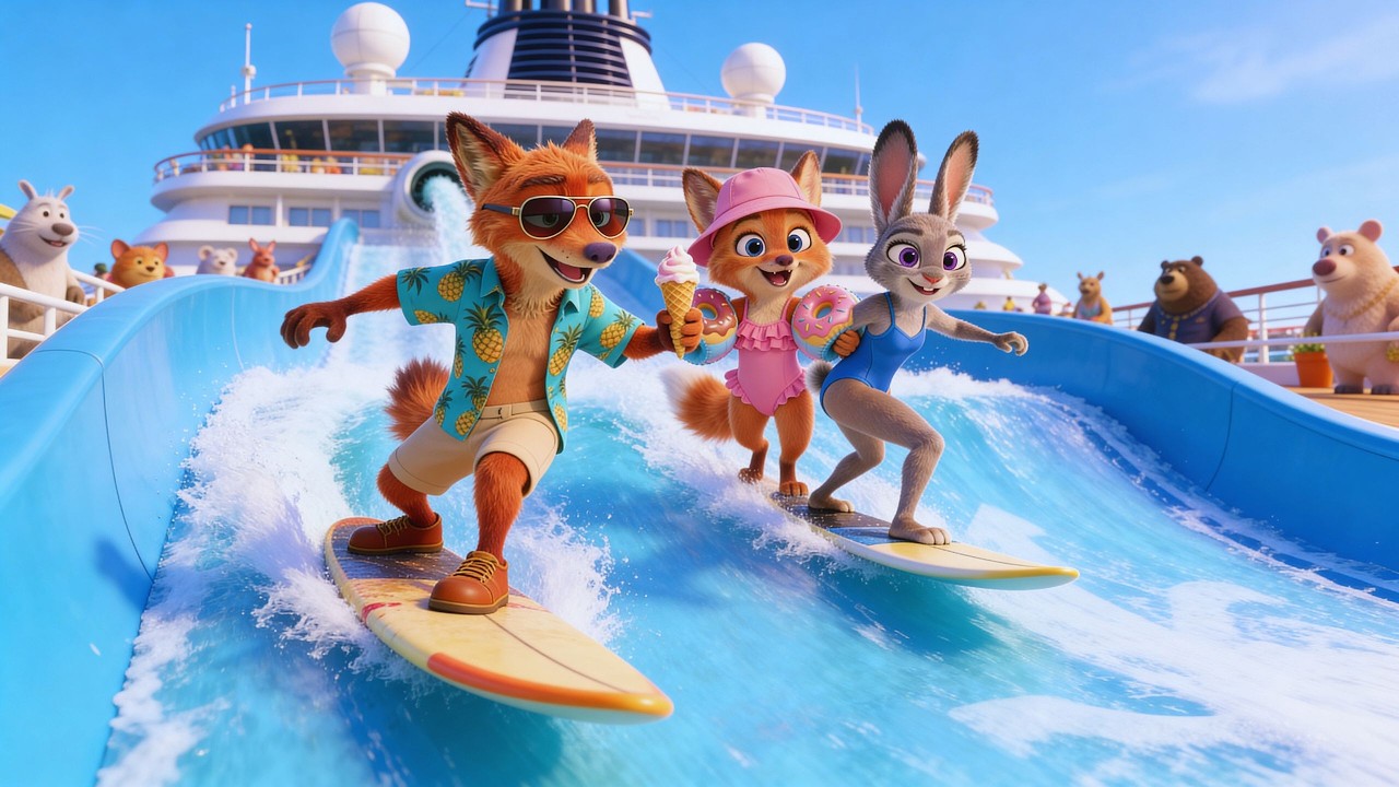 ZOOTOPIA 2 - Dream Vacation! Nick & Judy’s Luxury Cruise with Kitty | (4K Story)