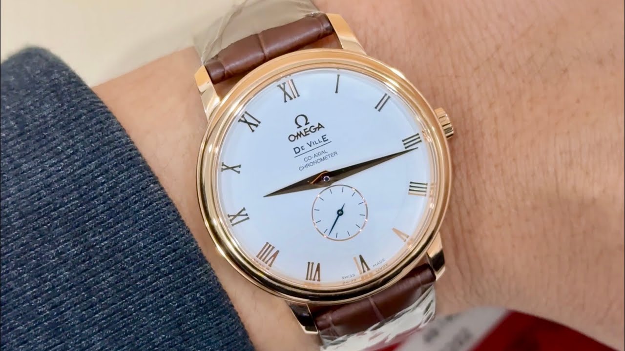 [ Hàng NEW Hiếm ] Chiếc Omega De Ville 4614.30.02 Vàng Khối 18k Size 39.5mm // BWATCH_098.717.0699
