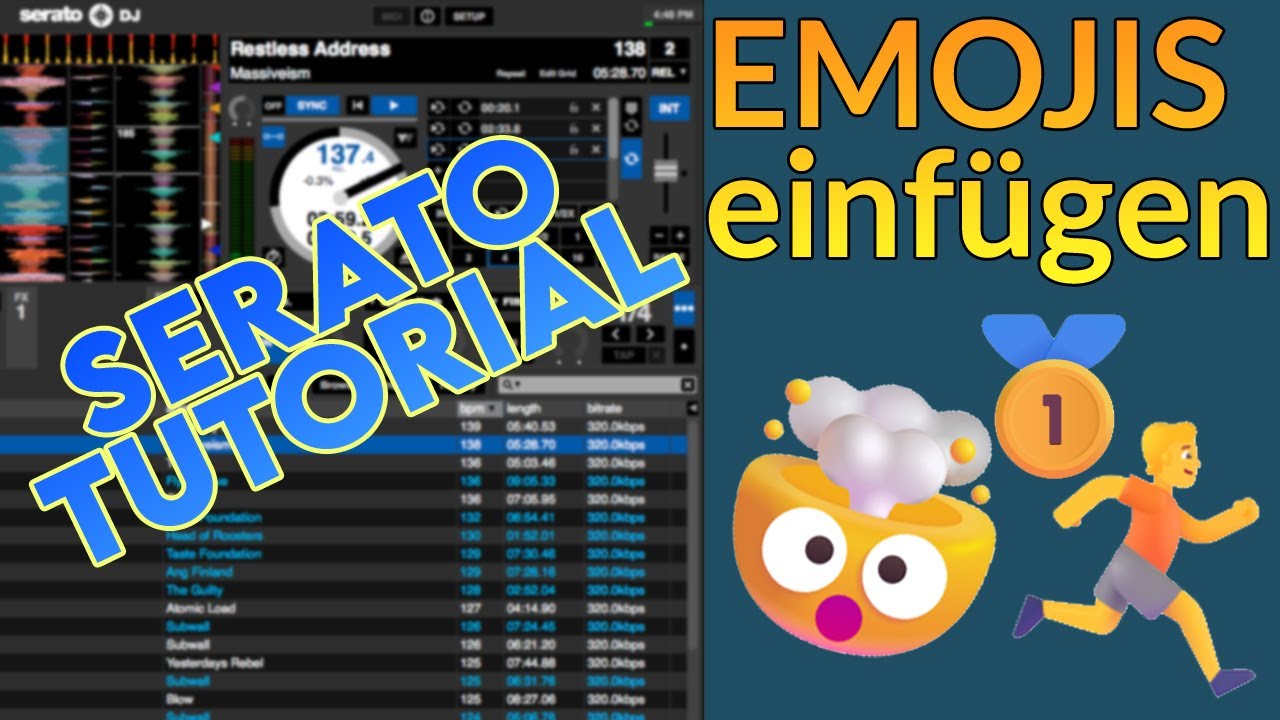 Serato DJ Tutorial 😱 EMOJIS einfügen