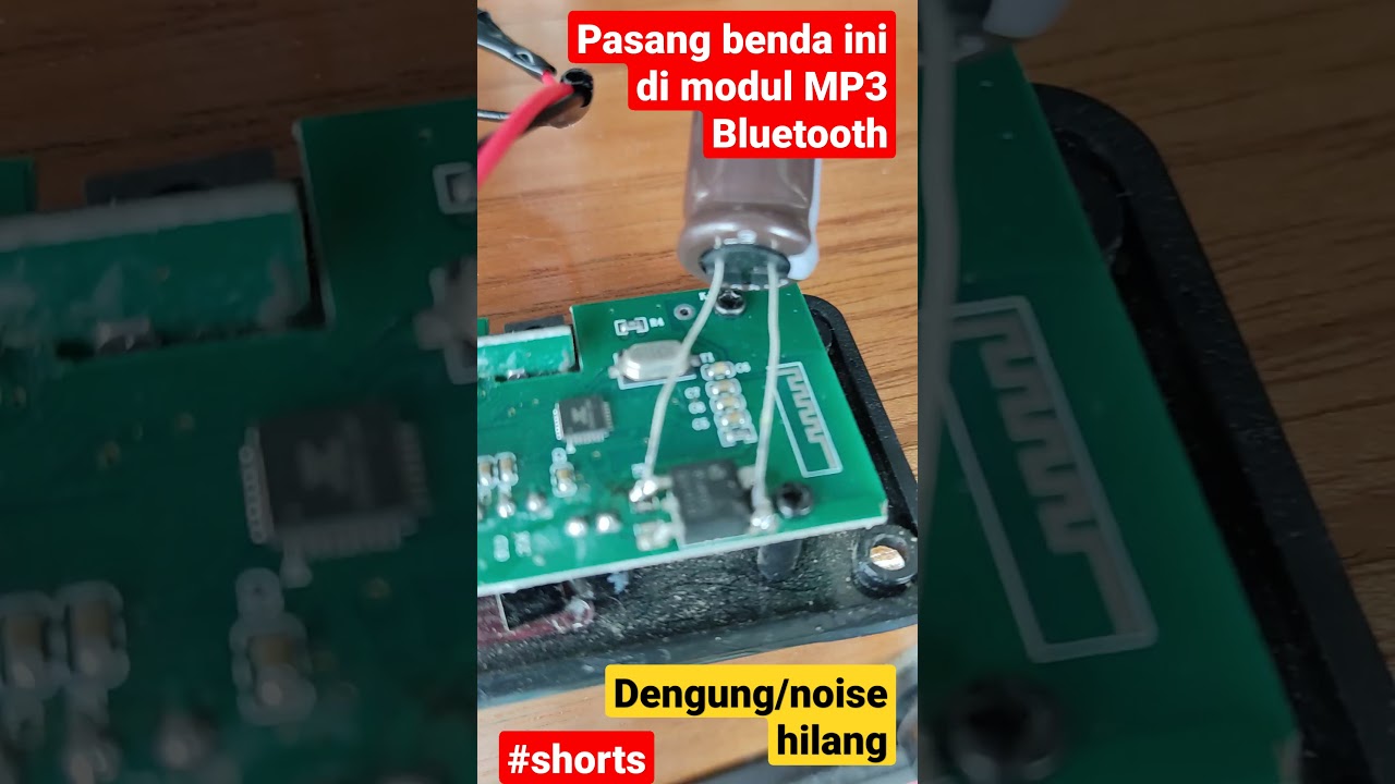 cara menghilangkan dengung di MP3 player Bluetooth.