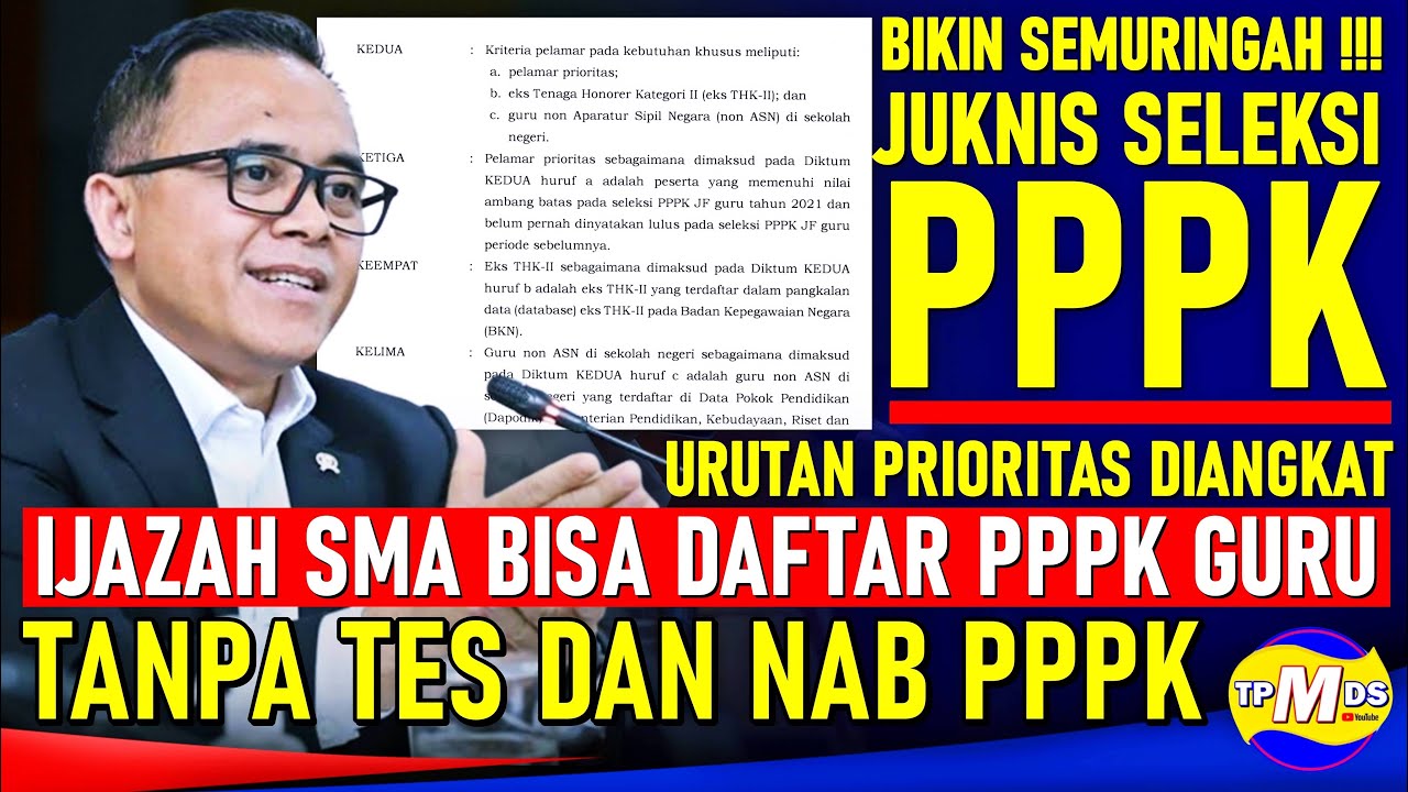PETUNJUK TEKNIS SELEKSI ASN PPPK 2023 PAHAMI ALUR MEKANISME SELEKSI PPPK