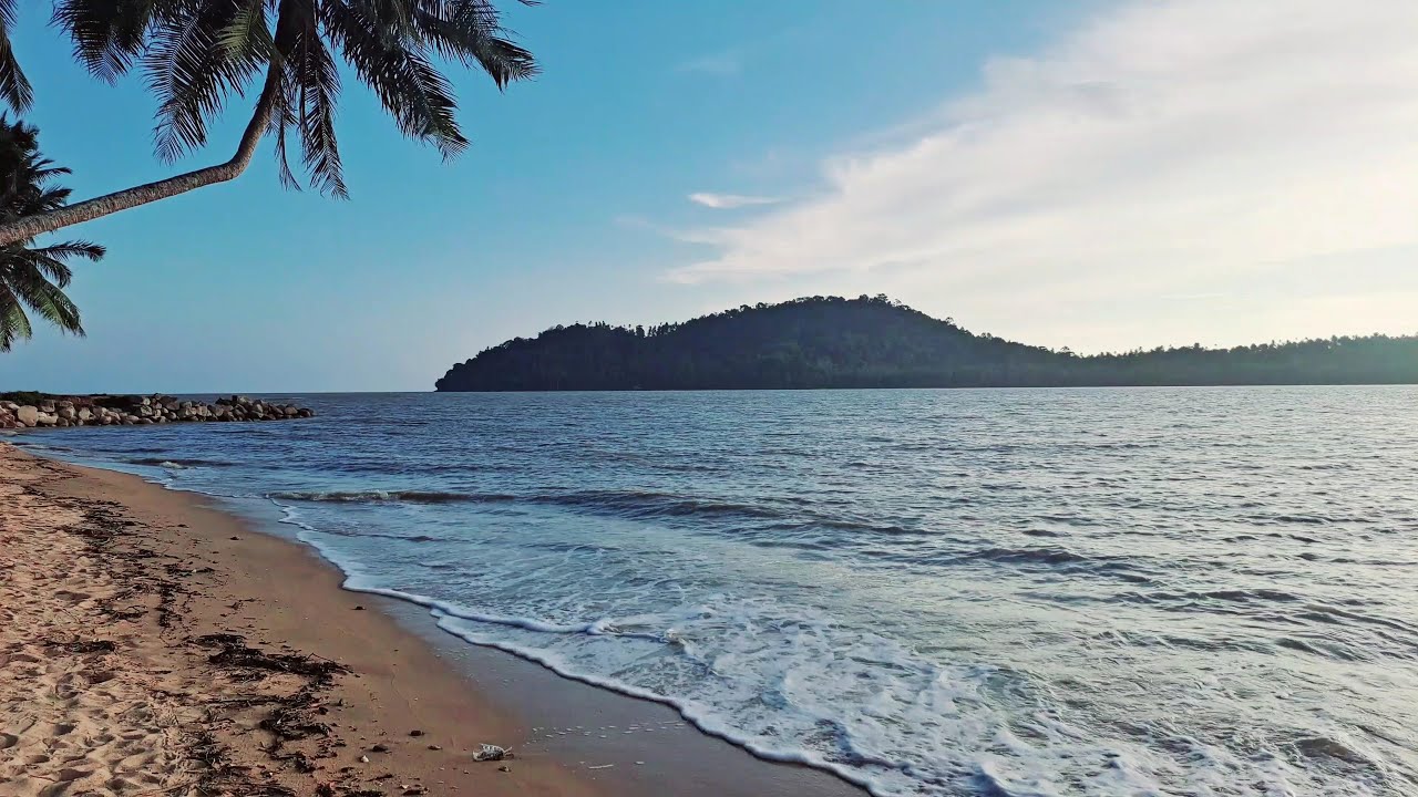 6 Hours No Ads Tropical Beach Atmosphere - Ocean Sounds For Sleep, Study And Relaxing