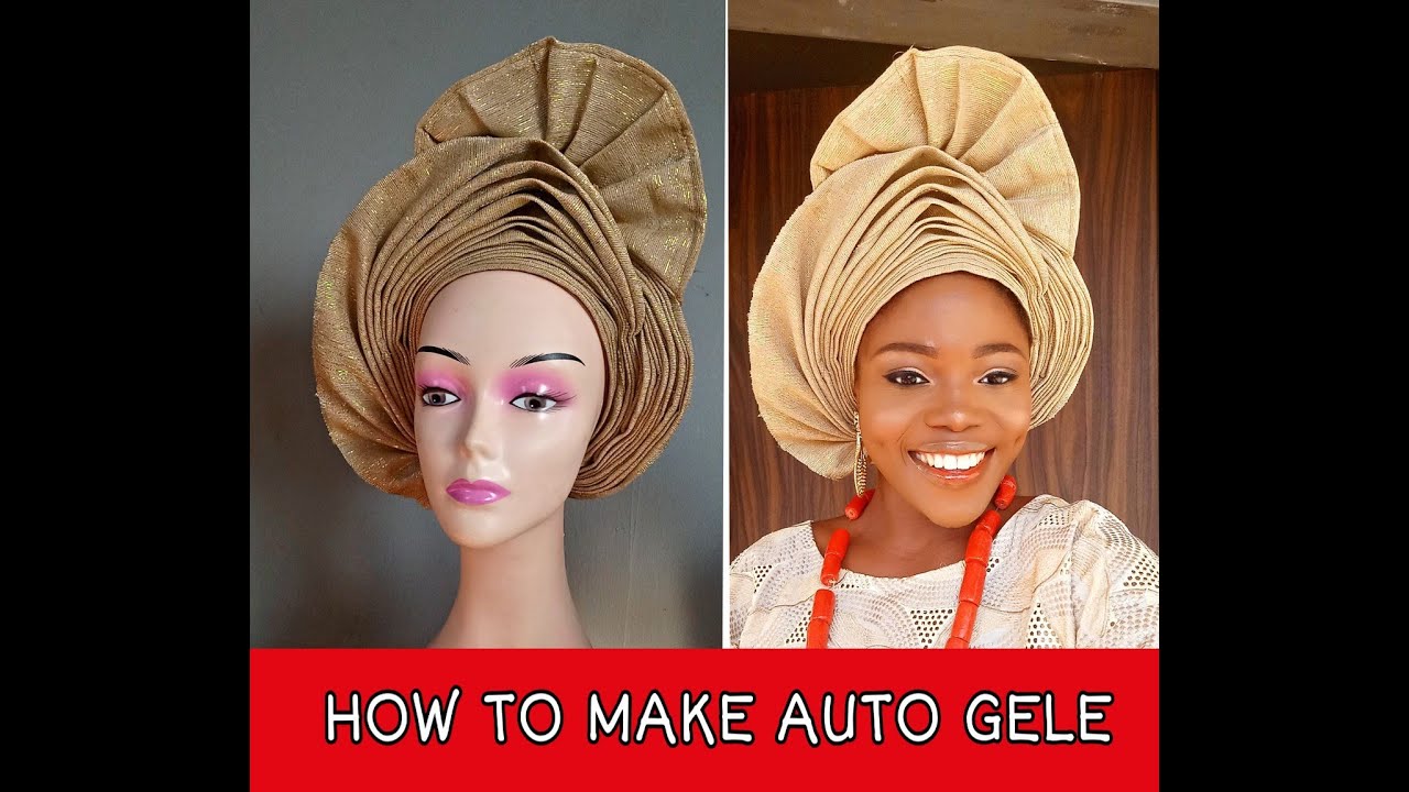 HOW TO MAKE BRIDAL AUTO GELE /HOW TO MAKE AUTO GELE 😱🔥