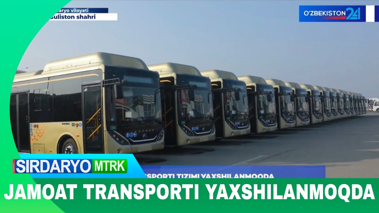 Maxsus reportaj | Gulistonda jamoat transporti tizimi yaxshilanmoqda.