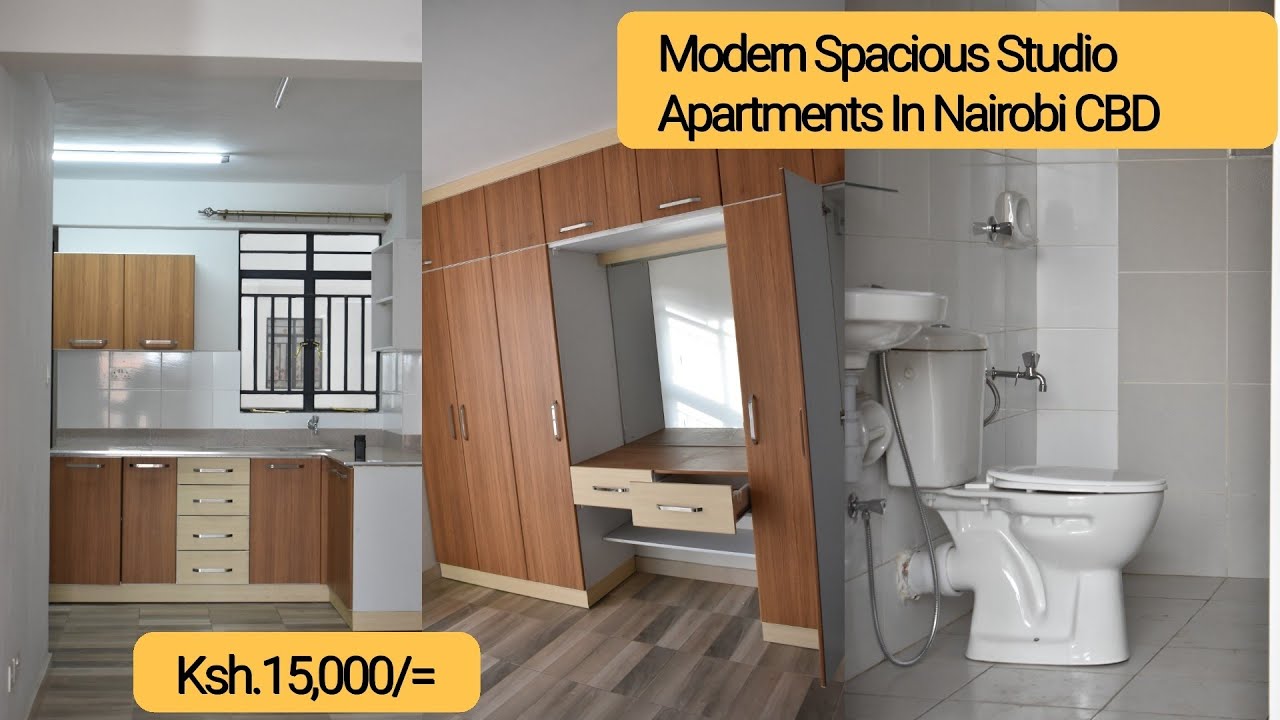 Affordable Modern Studio Apartments in Nairobi CBD.