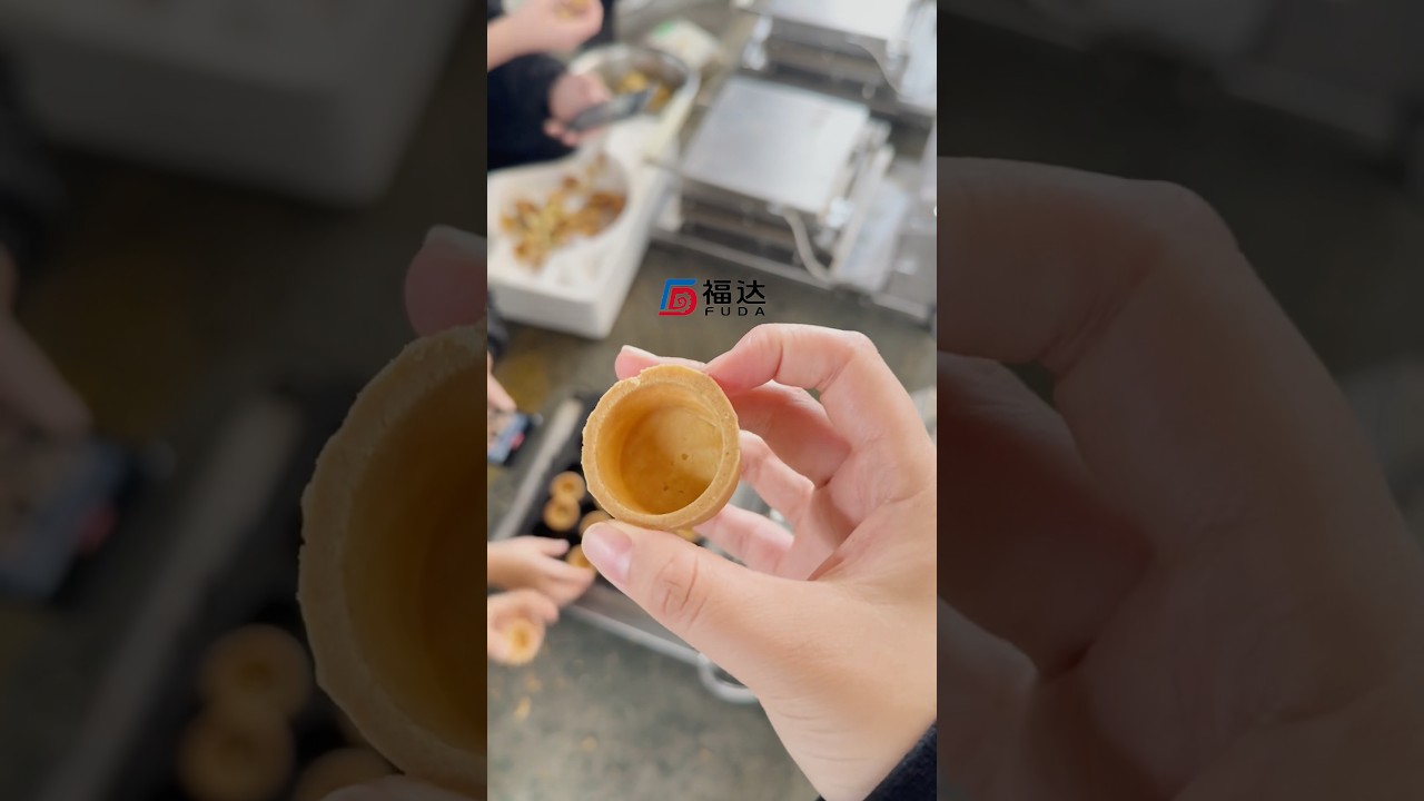 Tart shell Making Machine,oreshki making machine，Tart Crust waffle cookie making machine