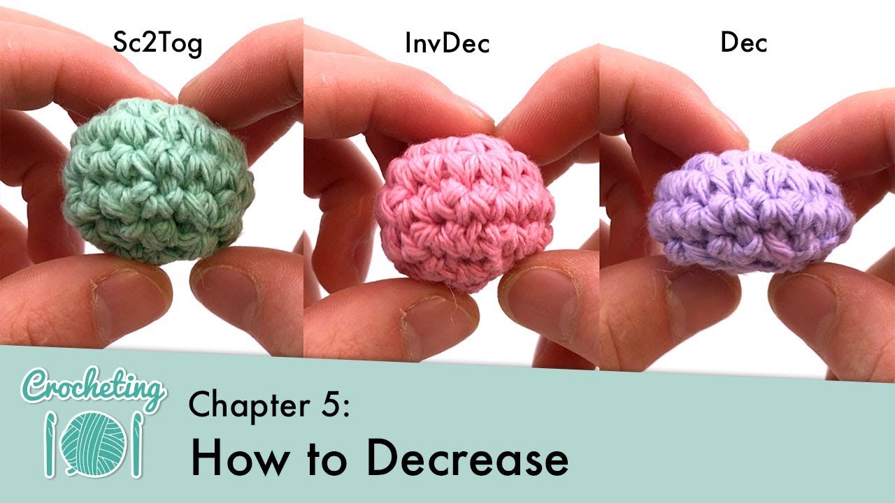 How to Decrease in Crochet