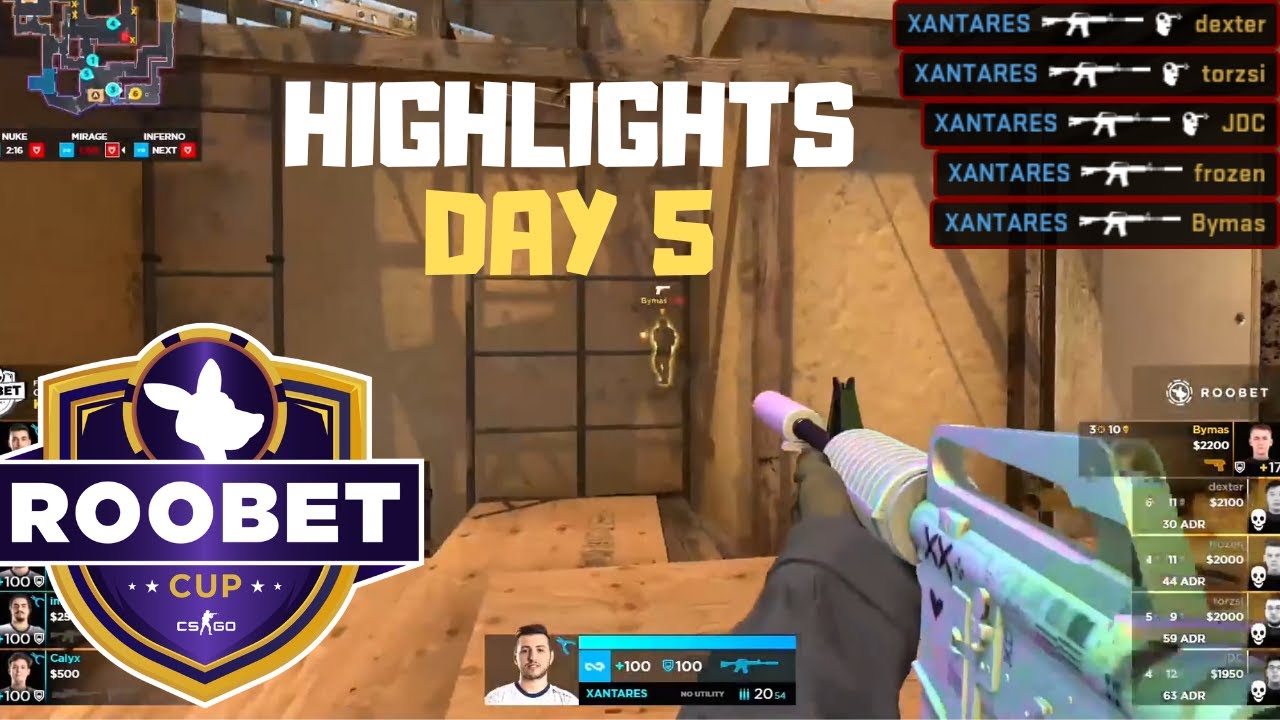 XANTARES CAN SEE THROUGH WALLS ?! | HIGHLIGHTS | Roobet Cup 2022