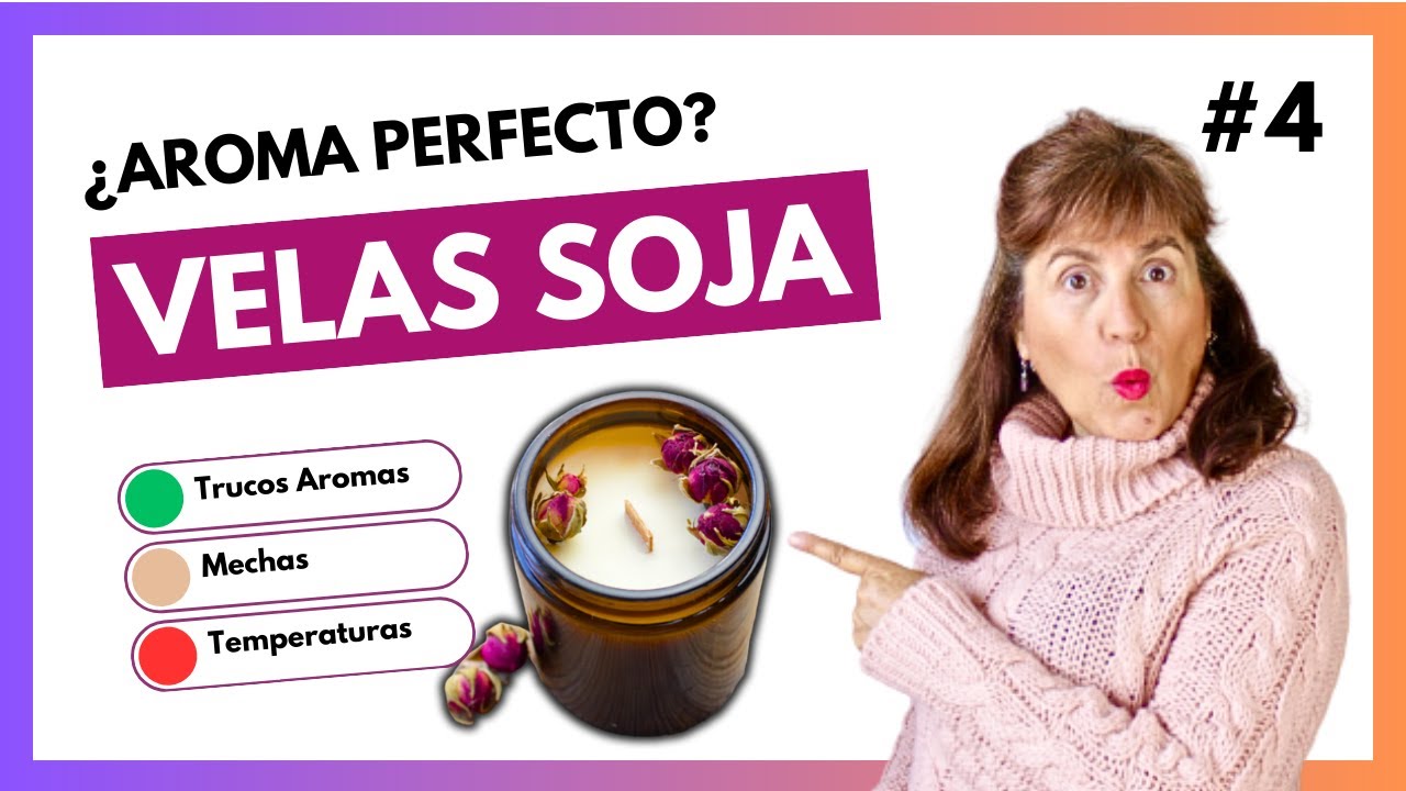 ¿Cómo Hacer VELAS  AROMATICAS de SOJA ? 🌿 Te Cuento EL SECRETO 🤫 (Curso Velas #4)