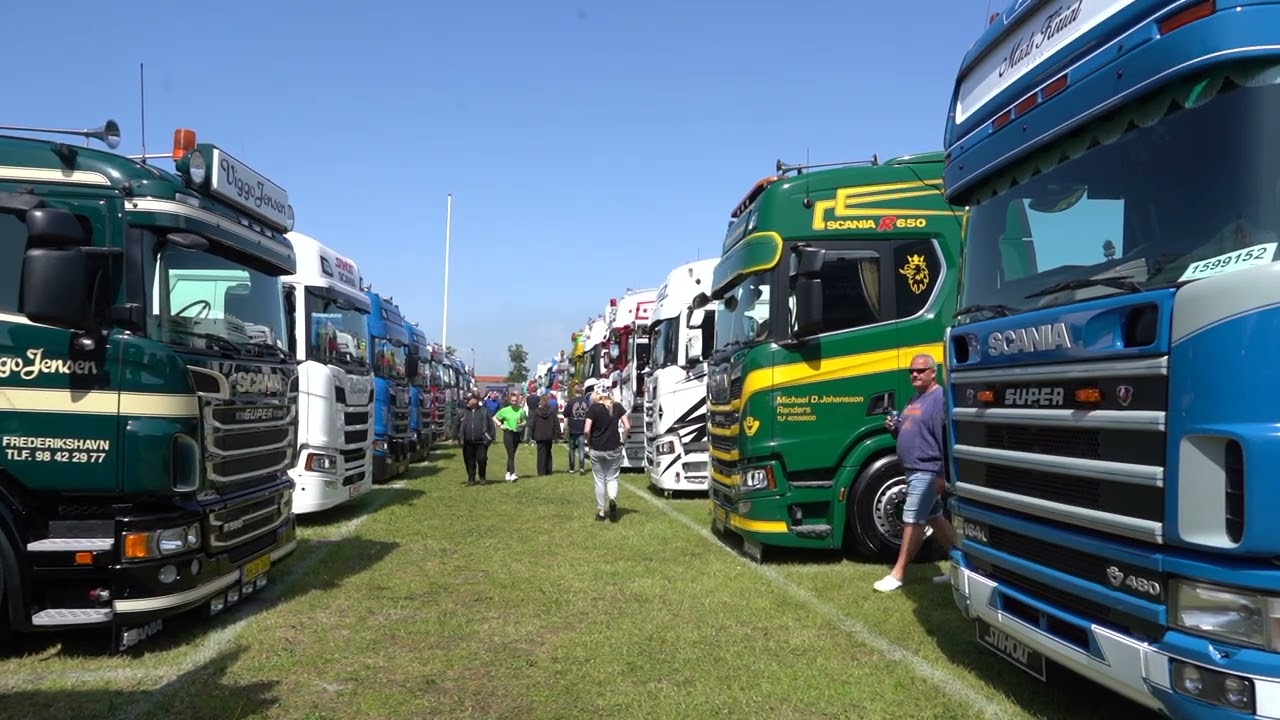 Himmerland Truckshow 2022 - DANISH TRUCKSHOW - Volvo - Scania - Man - V8 - TRUCKS