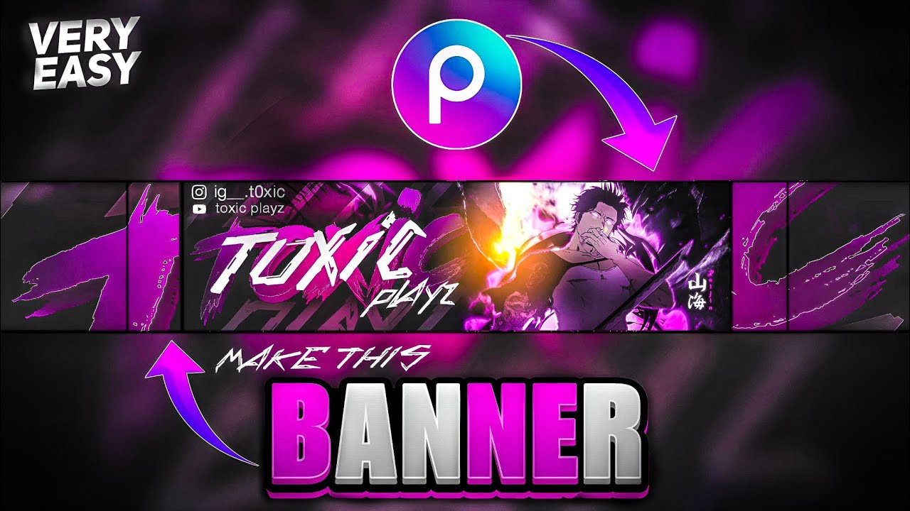 Make This Anime Banner  In Picsart 🔥 ( very easy)