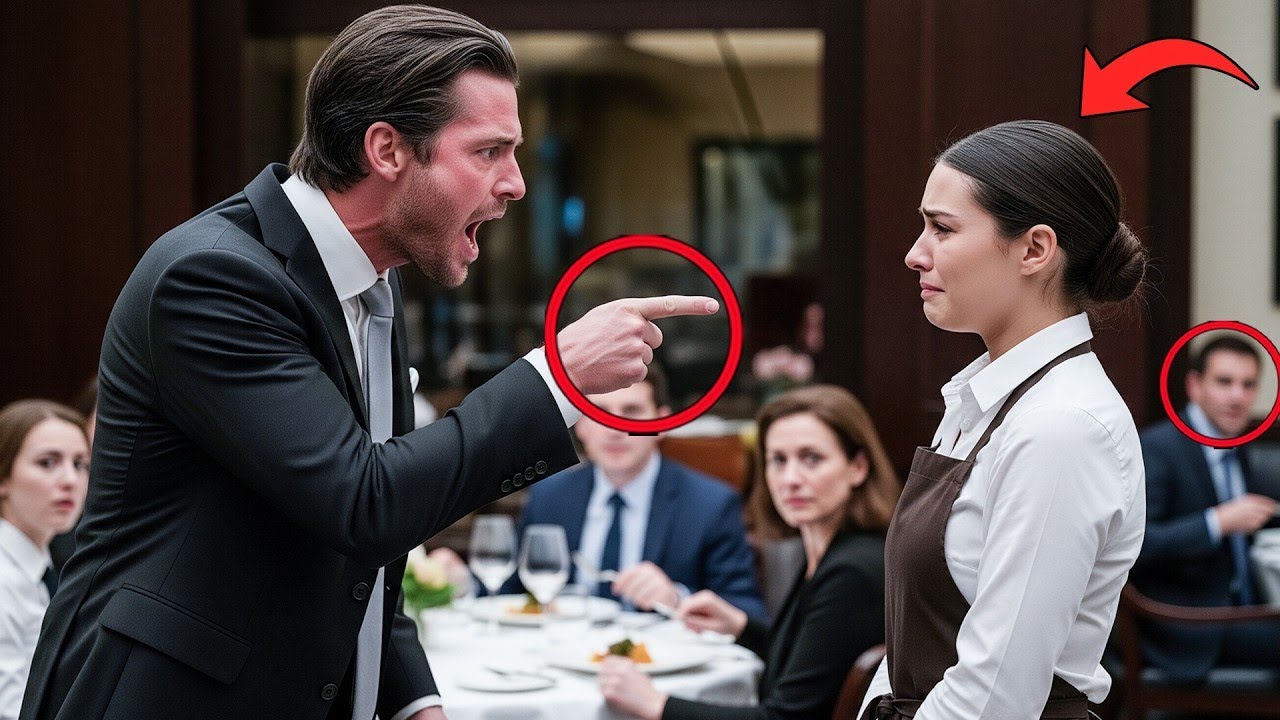 Billionaire Shouted at the Waitress — Then She Said One Sentence That Silenced the Room