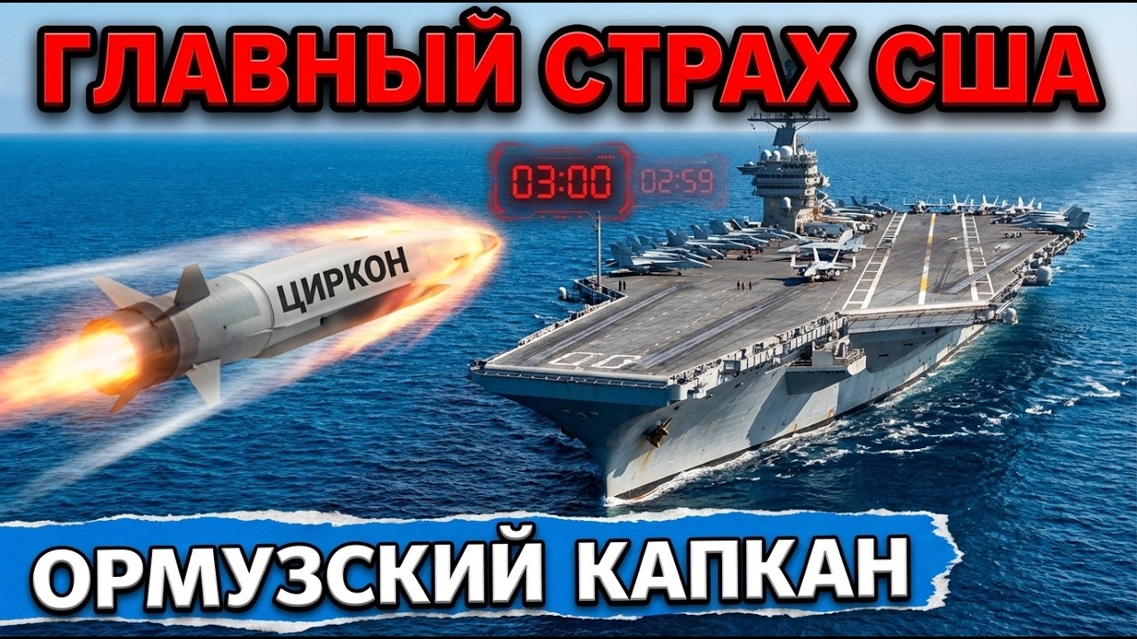 АВИАНОСЕЦ США ОБРЕЧЕН: Ормузский Капкан Закрылся