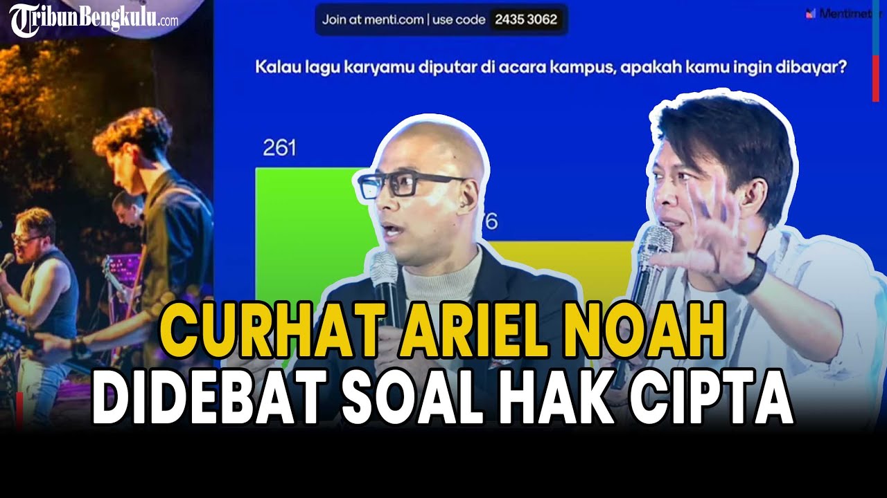 Hak Cipta Lagu, Ariel Noah Curhat Ini di Hadapan Menteri Hukum dan Mahasiswa