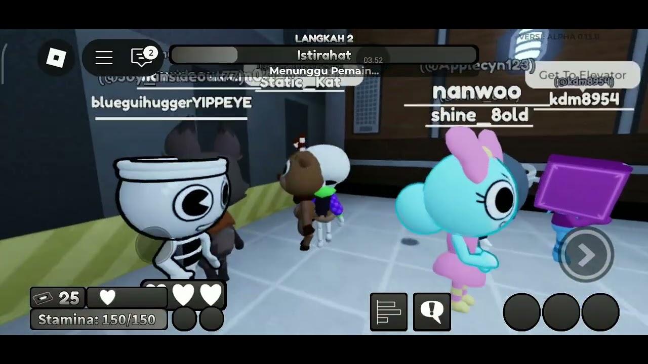 Main Dandy's World's Guys Main Rebecca nama akun roblox ku:Ganteng_tapiBotak