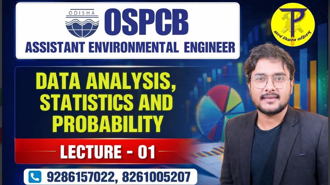 OSPCB Assistant Environmental Engineer | Data Analysis , Statistics  - 01 | OSPCB AEE