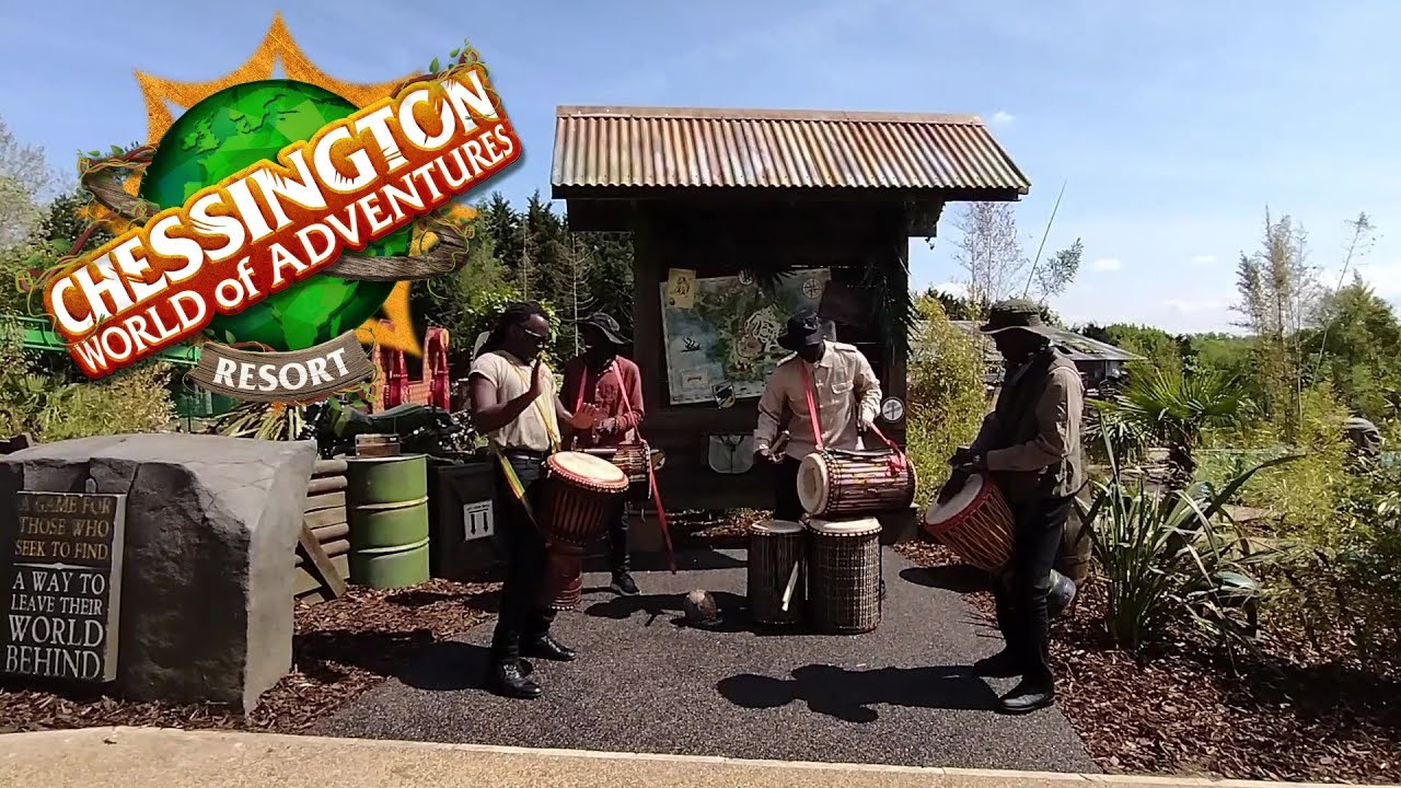 World of Jumanji Drummers Passholder Preview Day 2023 at Chessington World of Adventures Resort