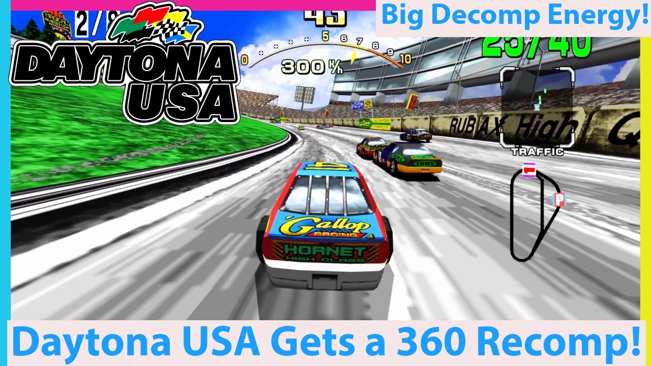 Daytona USA Gets a Recomp You Can Play Now!