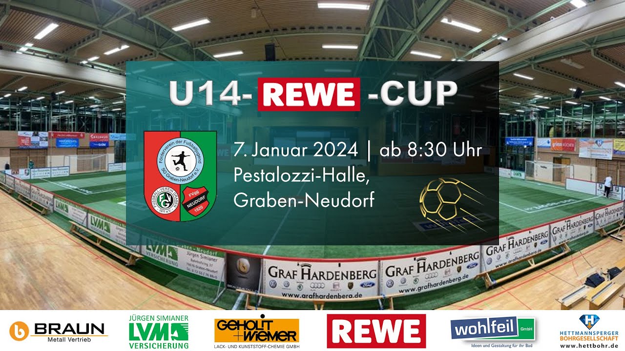 U14-REWE-Cup 2024 - Live aus Graben-Neudorf