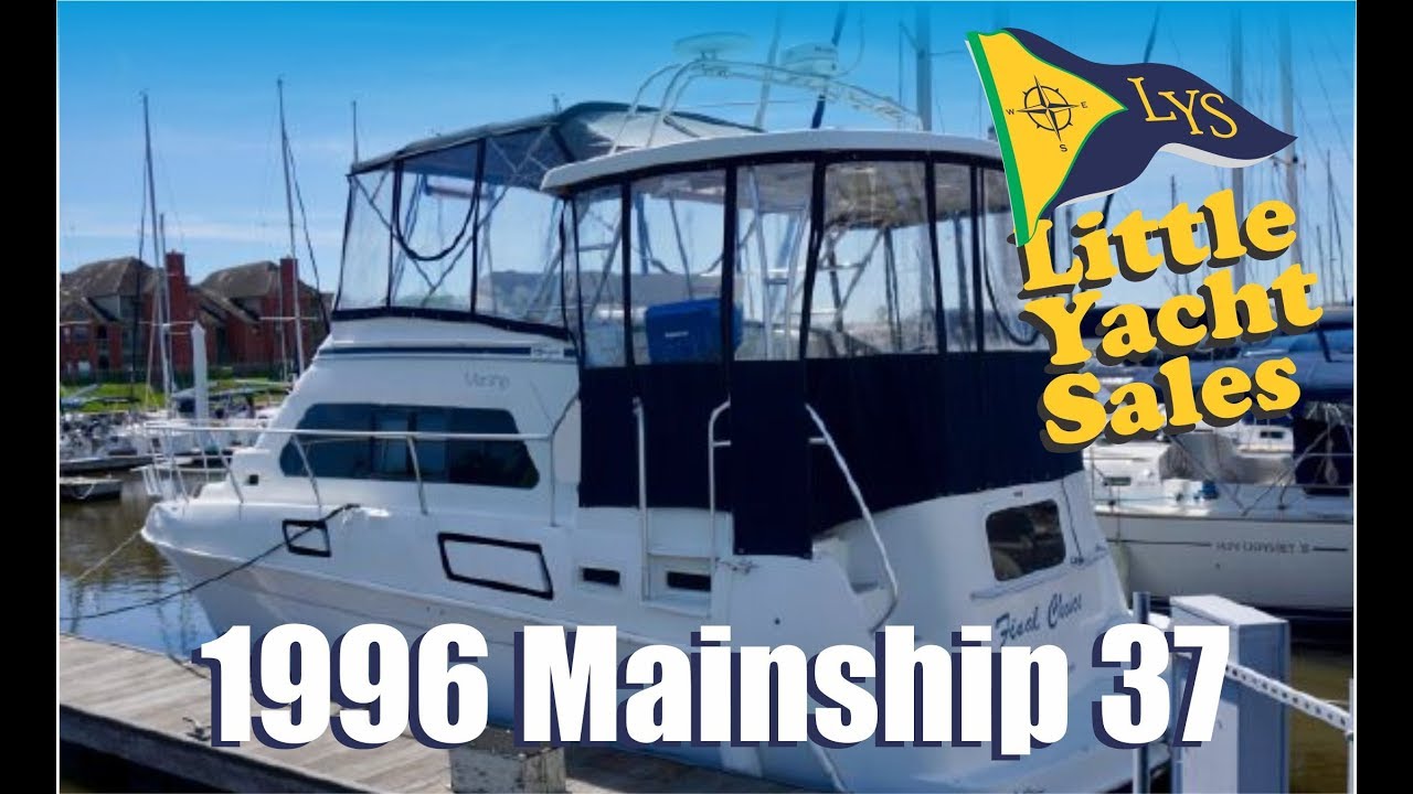 SOLD!!! 1996 Mainship 37 Motor Yacht for sale at Little Yacht Sales, Kemah TX