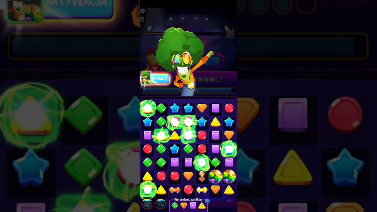 Score rally square match 1175 / solo quest / match masters 