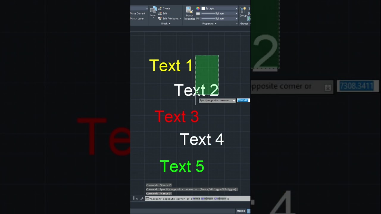 AutoCAD Tips - 10 Convert Text to MText #autocad #tips #shorts