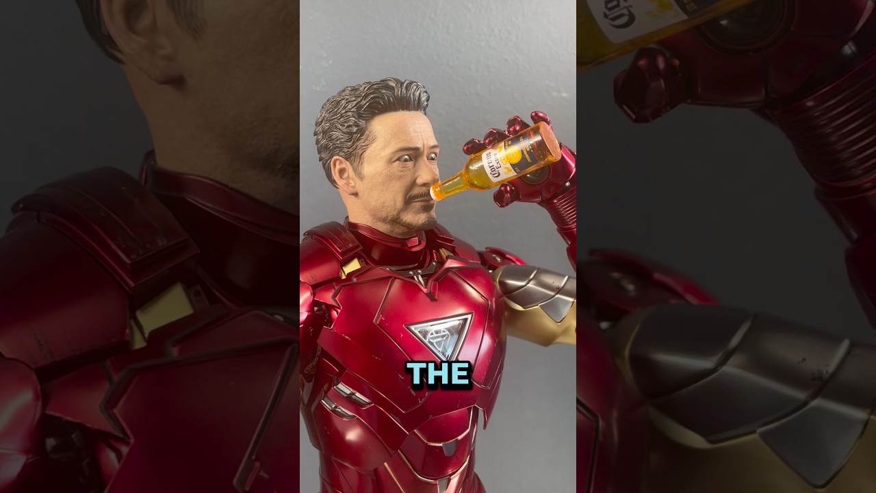 A DRUNK HOT TOYS IRON MAN? #hottoys #hottoyscollectibles #ironman #tonystark #actionfigures