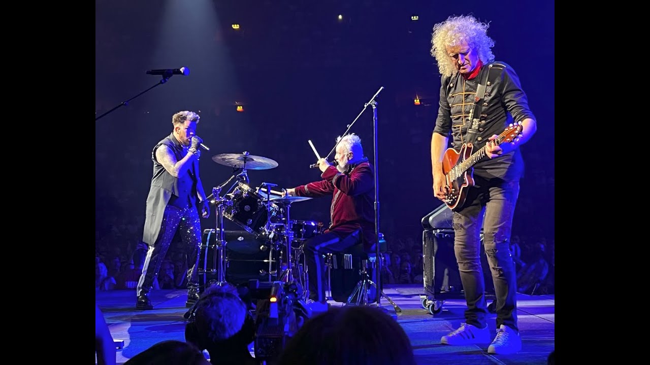 Queen + Adam Lambert - Crazy Little Thing Called Love - Live at Avicii Arena, Stockholm, Swe - 2022