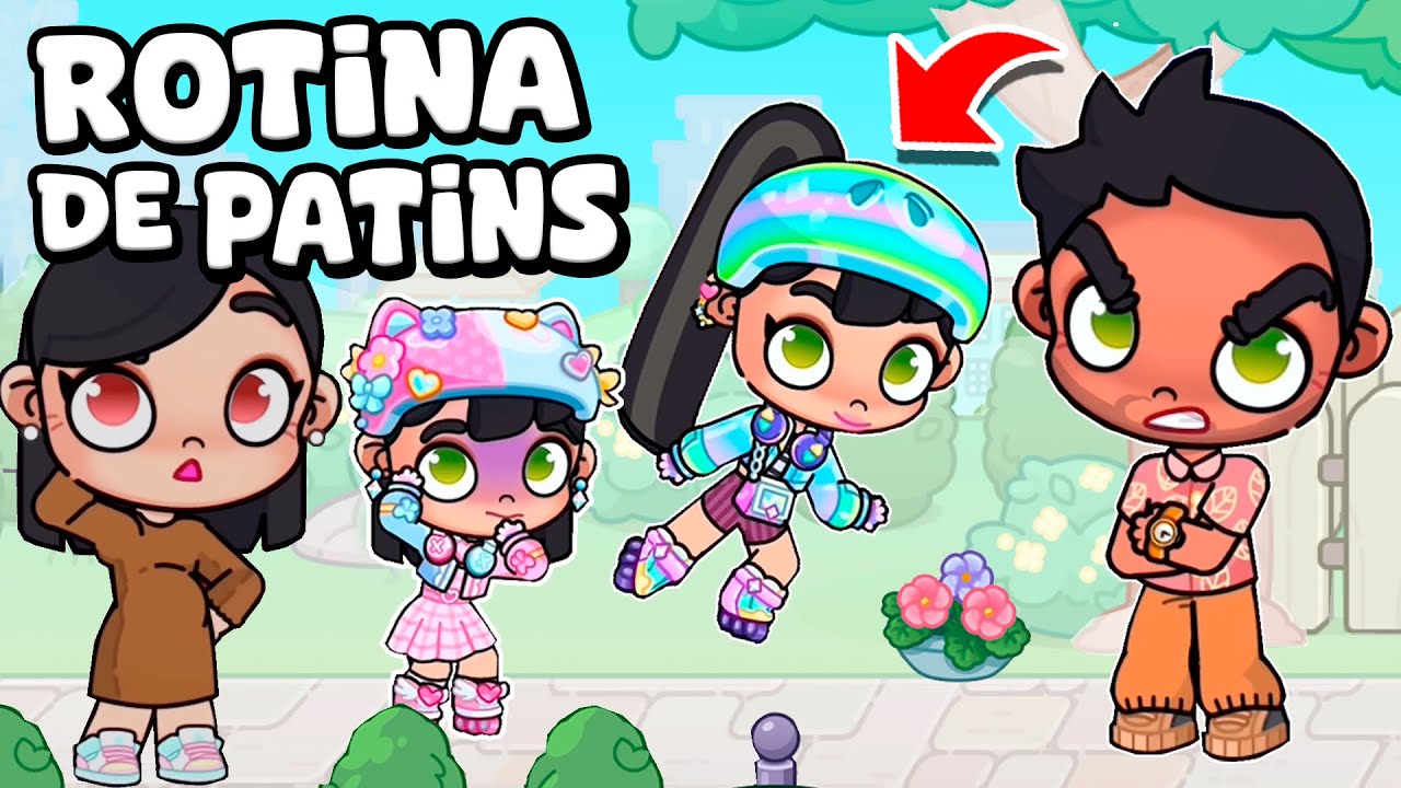 ROTINA DIA DE PATINS | AVATAR WORLD ROTINAS E HISTÓRIAS