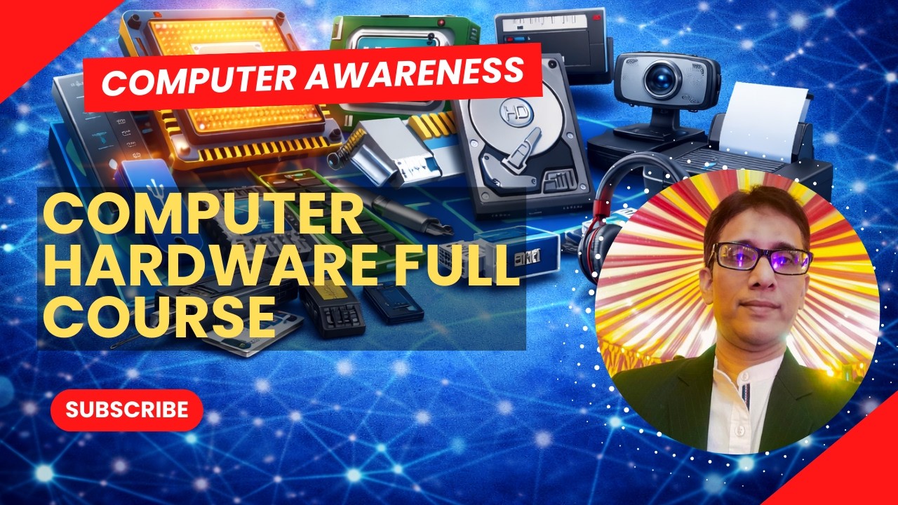 Computer Awareness Hardware Full Course  |  Hardware Full Course for  Utkarsh Data Entry Operator