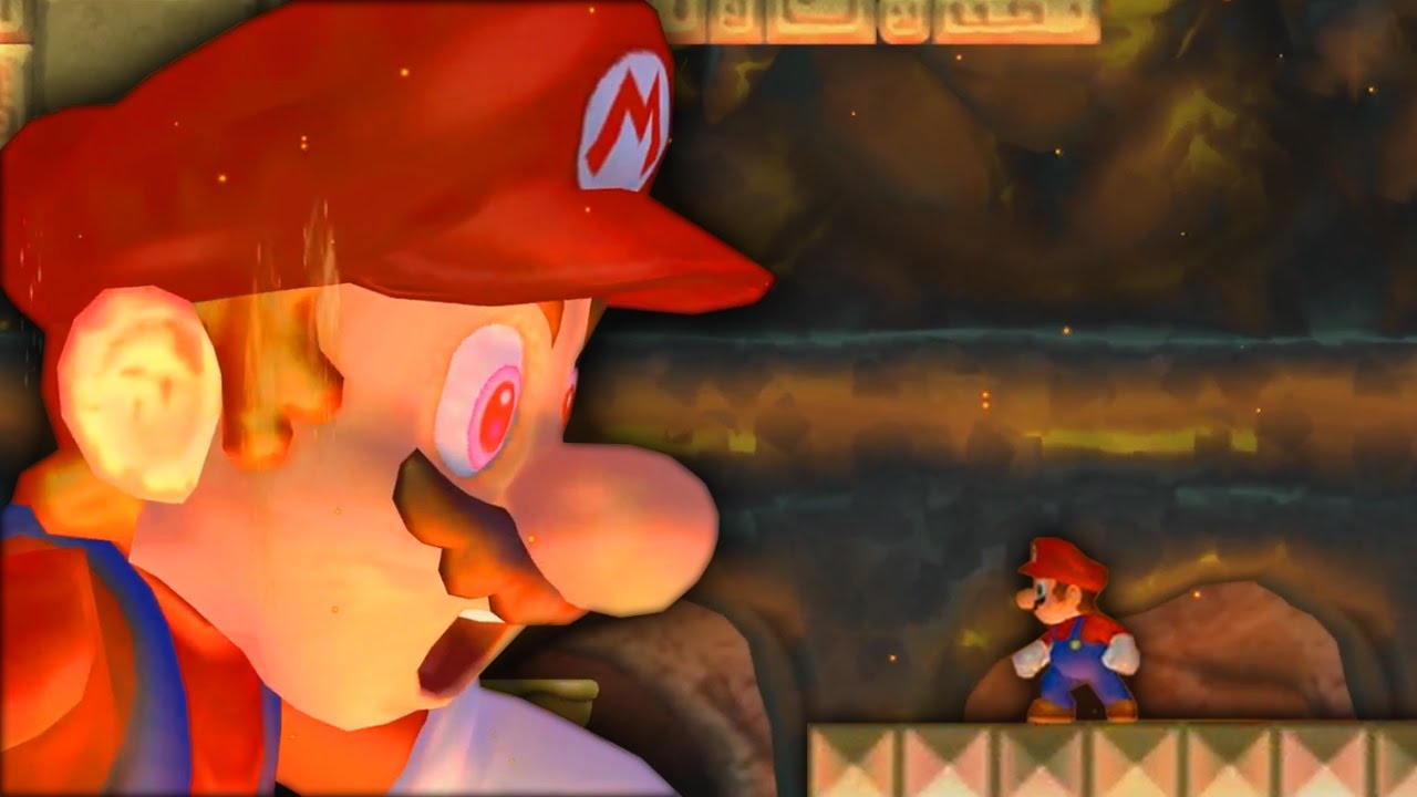 New Super Mario Bros. Wii - Mario VS Giant EVIL Mario! (Final Boss) – Aaronitmar