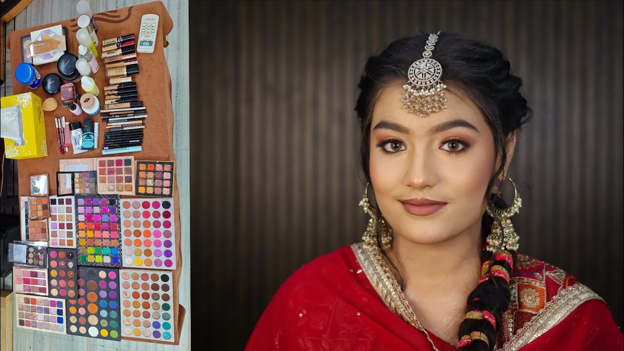 Party Makeup Tutorial step by step for beginners | Punjabi Makeup Look | Professional Makeup cource.