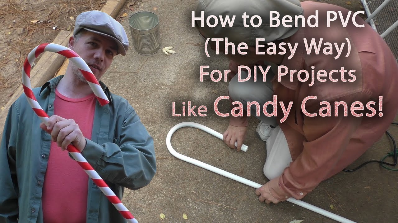 How to Bend PVC for Decorative Projects - Like Making Candy Canes!