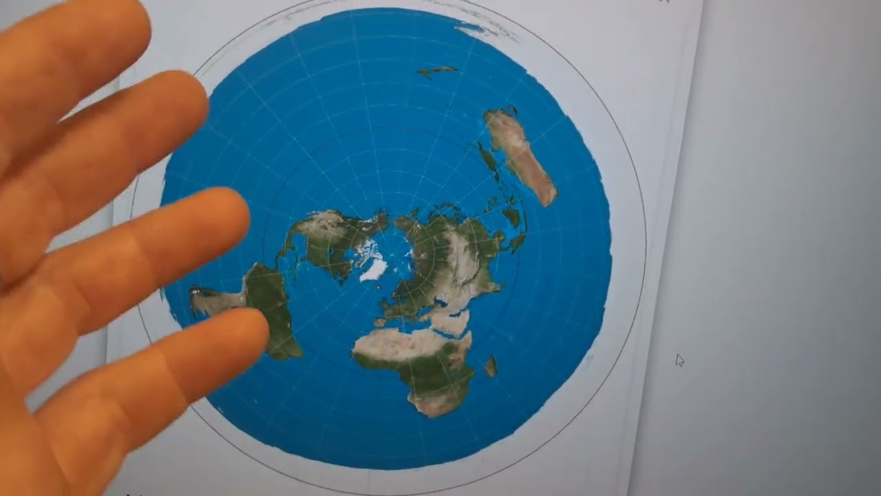 Azimuthal equidistant projection IS a NON reality! It just doesn't work.