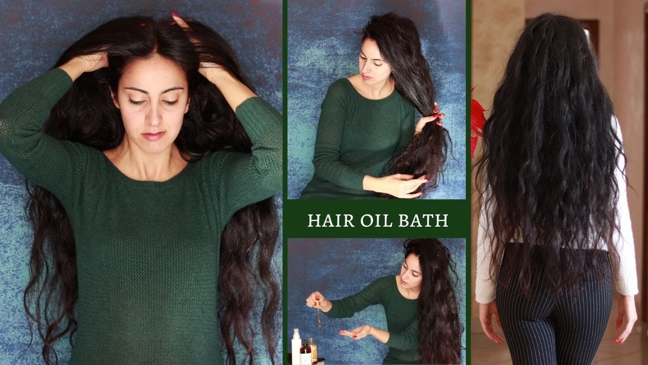 Bagno di olio per capelli secchi o grassi 🌻 impacco pre-shampoo