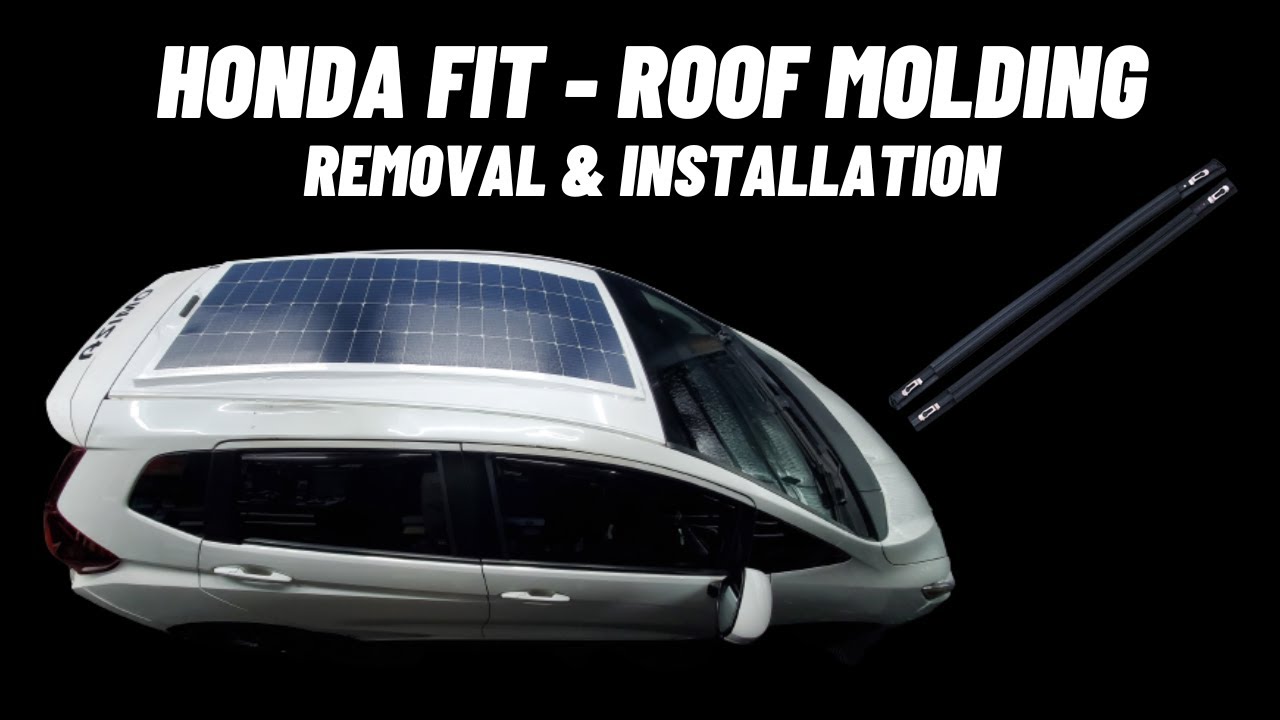 2015+ Honda Fit / Jazz | Roof Molding Drip Sill Removal & Installation | With P.O.V Angle #hondafit