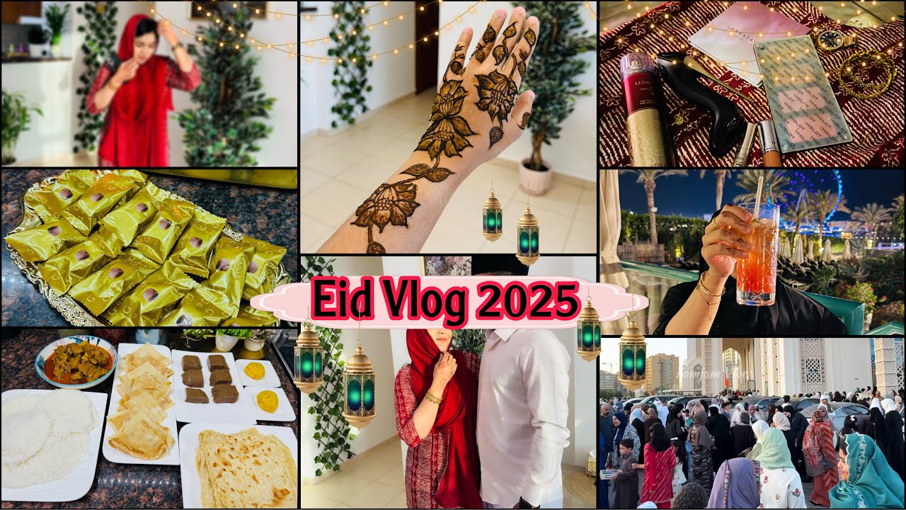Our First Eid Celebration In Dubai 🎉🎊 | Eid Vlog 2025 | Eid Ul Fitr Vlog 2025 | Tamil Vlog | Famjam