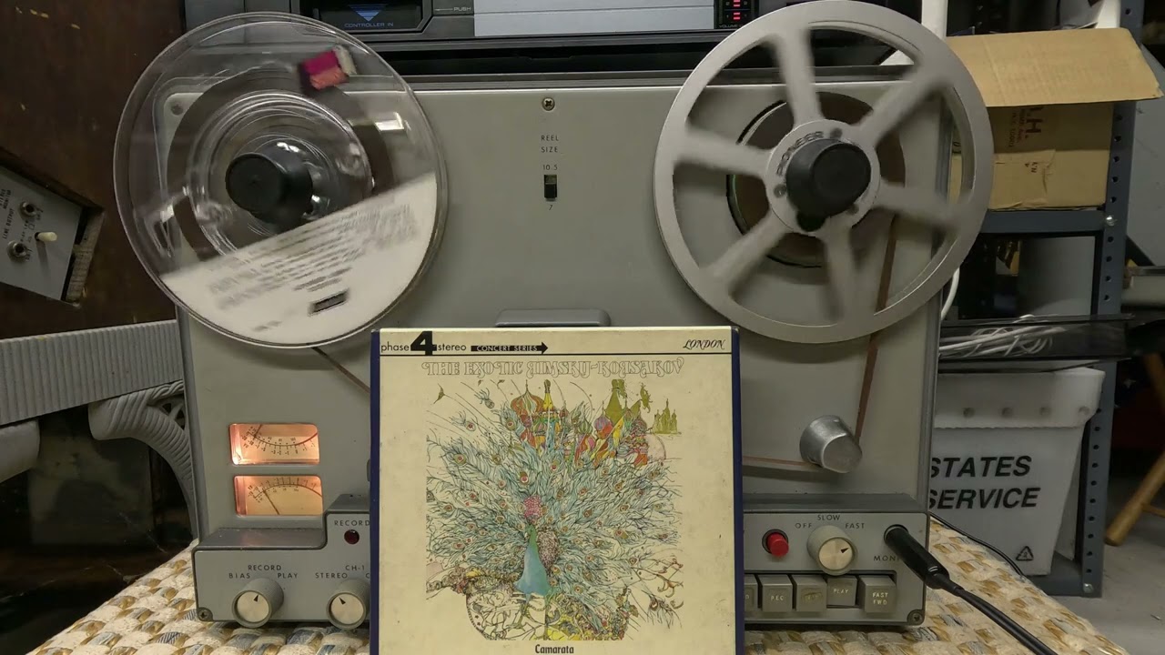 The Exotic Rimsky Korsakov 4-Track Reel to Reel Tape
