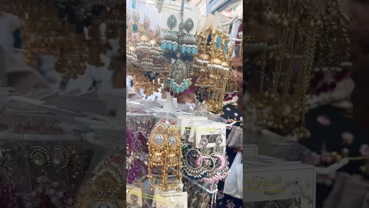 Amazing Earrings at Kamla Nagar Market Delhi 