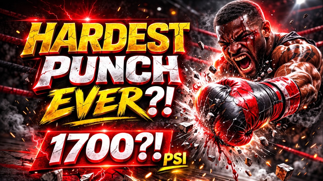 1700 PSI Punch – Is This the Hardest Punch Ever Recorded?