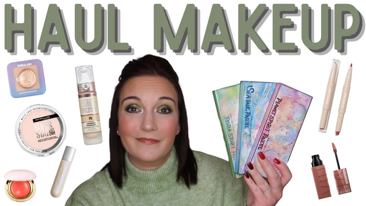 HAUL MAKEUP → R.E.M BEAUTY, RARE BEAUTY, ODEN'S EYE, MAYBELLINE, REVOLUTION . . .