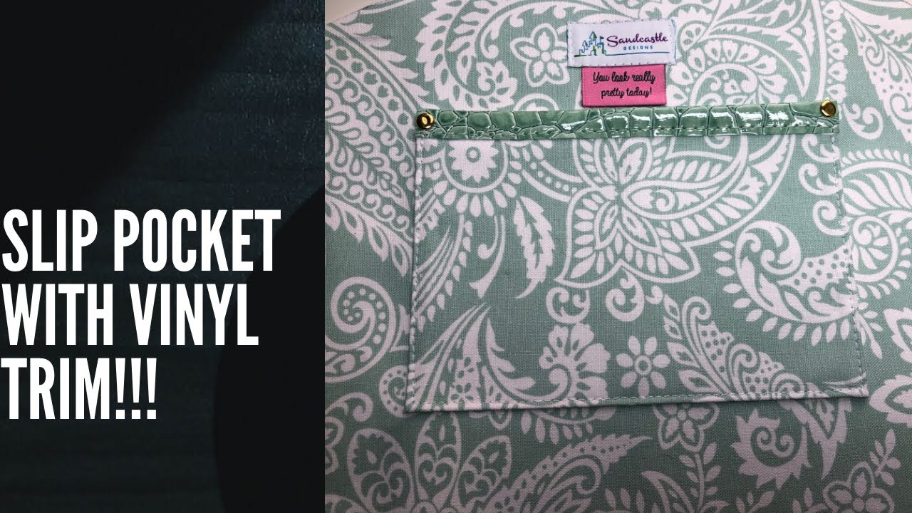 Interior Slip Pockets with Vinyl Trim!