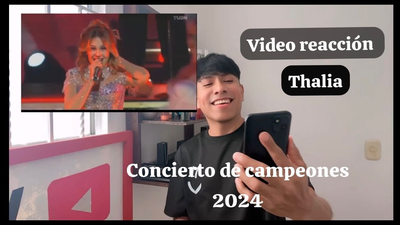 Thalia Concierto de campeones 2024. Lo hizo mal?(Video Reacción) #videoreaction #thalia #musica